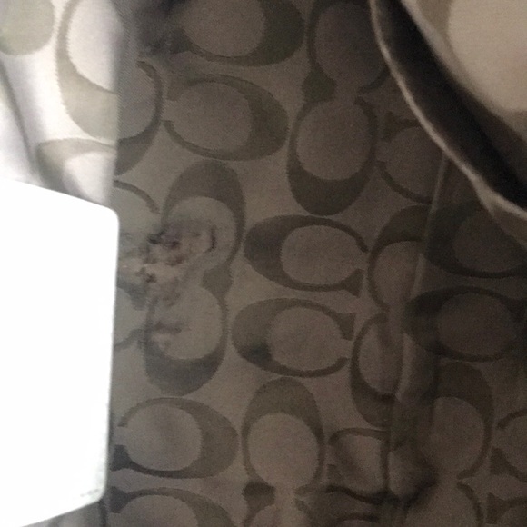 Coach White Leather Handbag - Picture 5 of 6